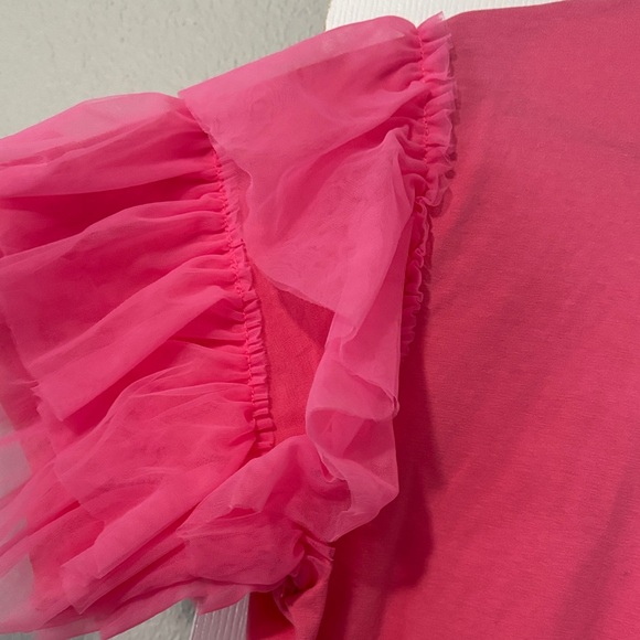Pink Ruffled Top - Picture 3 of 3